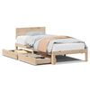 vidaXL Bedframe met lades massief grenenhout 90x190 cm