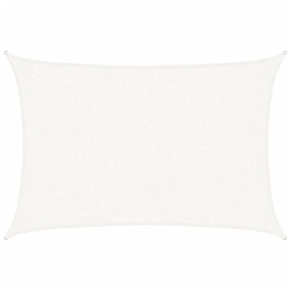 vidaXL Zonnezeil 160 g/m&sup2; 2x2,5 m HDPE wit