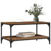 vidaXL Salontafel Oud Hout 80 x 50 x 40 cm Bewerkt hout