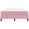 vidaXL Boxspringbed met matras Roze 120 x 200 cm Stof