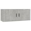 vidaXL Tv-wandmeubel 100x34,5x40 cm betongrijs