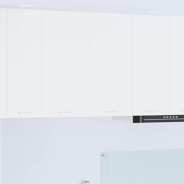 vidaXL Hangkast met opslag Wit 80 x 31 x 80 cm Bewerkt hout