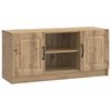 vidaXL TV-kast Artisanaal eiken 102 x 34,5 x 47 cm Bewerkt hout