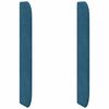 vidaXL Hoofdbord oor Blauw 80 x 16 x 4 cm Fluweel