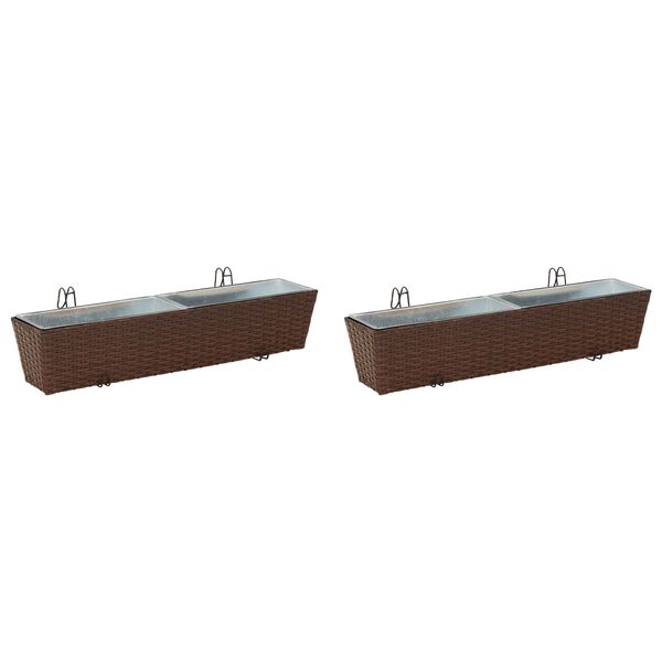 vidaXL Reling Metaal