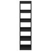 vidaXL Boekenkast/kamerscherm 40x30x166 cm zwart