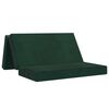 vidaXL Vouwbare Bankbed 160 x 67 x 45 cm Donkergroen