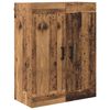 vidaXL Hoge kast met lade 2 pcs Oud Hout Bewerkt hout