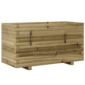vidaXL Plantenbak 90x40x49,5 cm ge&iuml;mpregneerd grenenhout
