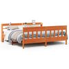 vidaXL Bedframe zonder matras massief grenenhout wasbruin 200x200 cm