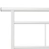 vidaXL Bedframe metaal wit 90x200 cm