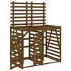 vidaXL Containerberging dubbel massief grenenhout honingbruin