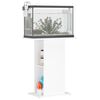 vidaXL Aquariumstandaard 60,5x36x72,5 cm bewerkt hout wit