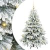vidaXL Kunstkerstboom met 150 LED met standaard Wit 150 cm PE en PVC