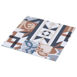 vidaXL Zelfklevende Vloerplanken Mono Patroon 30,5 x 30,5 cm 20 st PVC