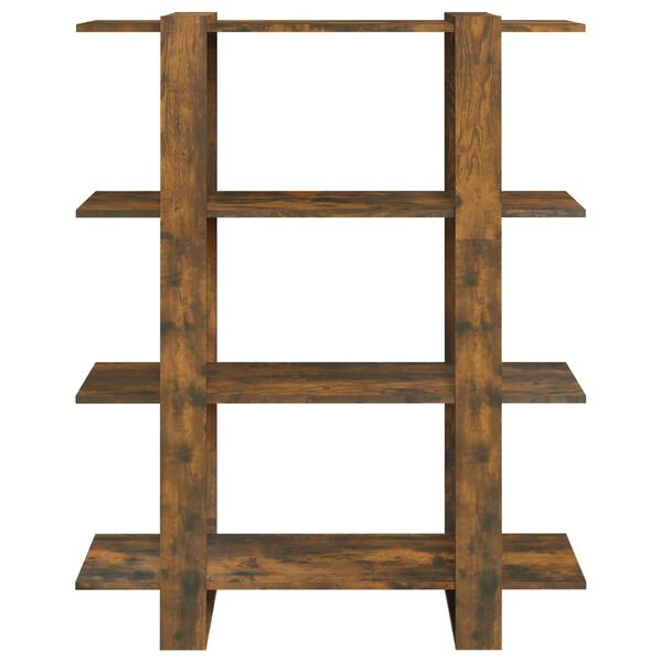 vidaXL Boekenkast/kamerscherm 100x30x123,5 cm gerookt eikenkleurig