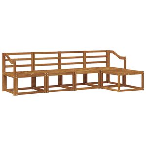 vidaXL Buiten bankenset 5 pcs Naturel Massief Acaciahout