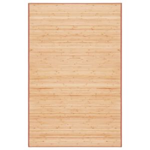 vidaXL Tapijt 100x160 cm bamboe bruin