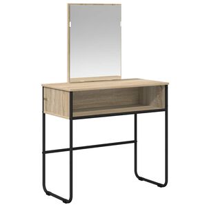 vidaXL Plafondtafel Sonoma Eiken 81 x 40 x 131 cm Bewerkt hout