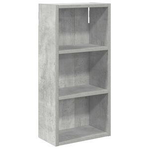vidaXL Badkamer wandkast Beton Grijs 30 x 16 x 62,5 cm