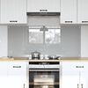 vidaXL Keuken Achterwand 2 pcs Lichtgrijs 70 x 60 cm gehard glas