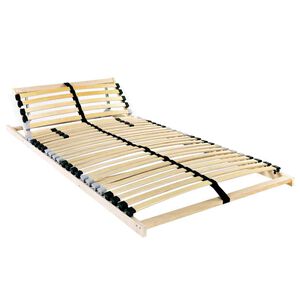 vidaXL Lattenbodem Bruin 70 x 190 cm Massief beukenhout