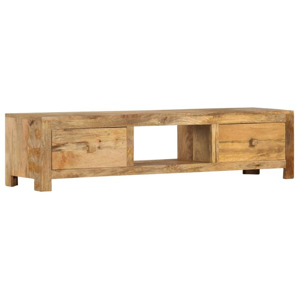 vidaXL Tv-meubel 140x30x32 cm massief mangohout