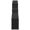 vidaXL Wandkast 158x18x53 cm bewerkt hout zwart