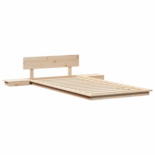 vidaXL Bedframe Bruin 100 x 200 cm Hout