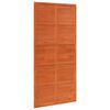 vidaXL Schuifdeur Wasbruin 100 x 208 cm Massief grenenhout