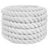 vidaXL Katoenen Touw 40 mm 25 m Wit 100% Katoen