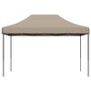vidaXL Partytent Taupe 279 x 410 x 315 cm Oxford Stof