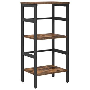 vidaXL Boekenkast Gerookt eiken 40 x 29,5 x 81 cm Bewerkt hout