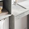 vidaXL Bureau met lade 2 pcs Beton Grijs
