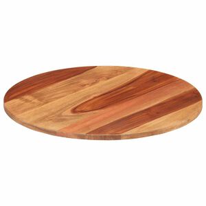 vidaXL Tafelblad rond 15-16 mm 50 cm massief acaciahout