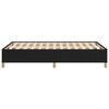 vidaXL Bedframe zonder matras 120x190 cm stof zwart