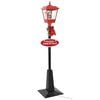 vidaXL Straatlantaarn met kerstman LED 180 cm