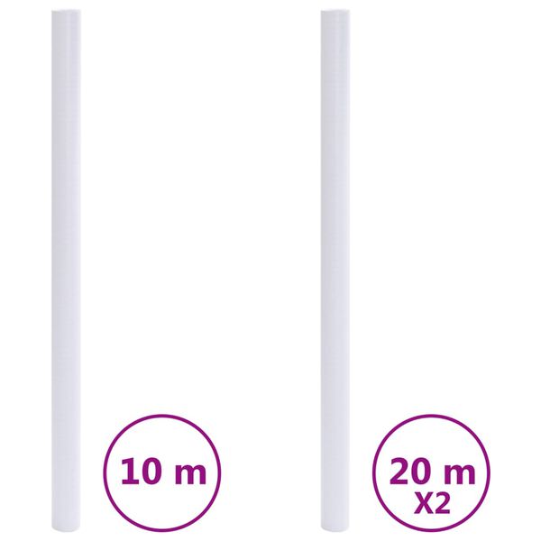 vidaXL Raamfolies mat PVC transparantgrijs