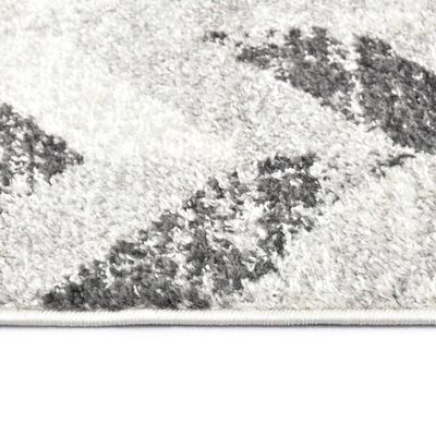 vidaXL Vloerkleed 160x230 cm PP grijs en wit