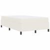 vidaXL Bedframe met matras Cr&egrave;me 120 x 200 cm Stof