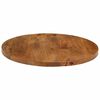 vidaXL Tafelblad rond Ø 60x2,5 cm massief ruw mangohout