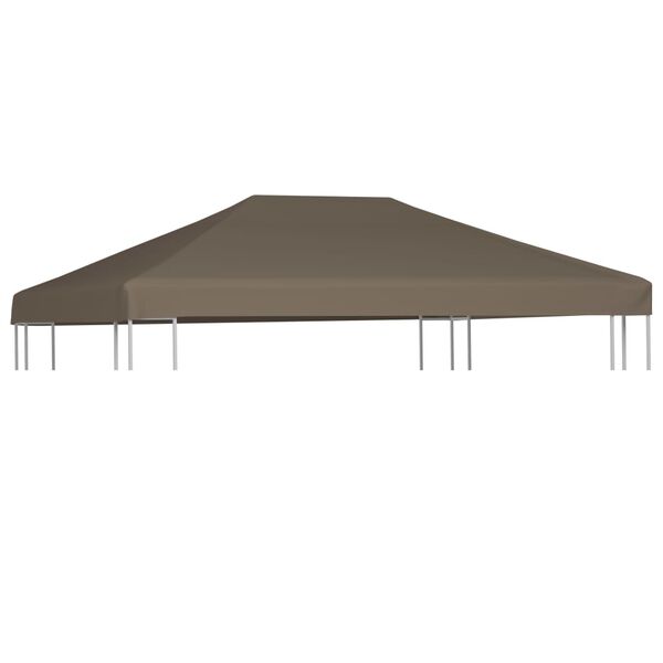 vidaXL Prieeldak 310 g/m² 3x3 m taupe