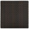 vidaXL Tuinbartafel 60,5x60,5x110,5 cm poly rattan bruin