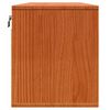 vidaXL Wandkast met plank Wasbruin 100 x 30 x 35 cm Massief grenenhout