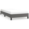 vidaXL Bedframe kunstleer grijs 100x200 cm