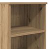 vidaXL Hoge kast 36x35,5x103,5 cm bewerkt hout artisanaal eikenkleurig
