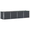 vidaXL Plantenbak Antraciet 320 x 80 x 75 cm Staal