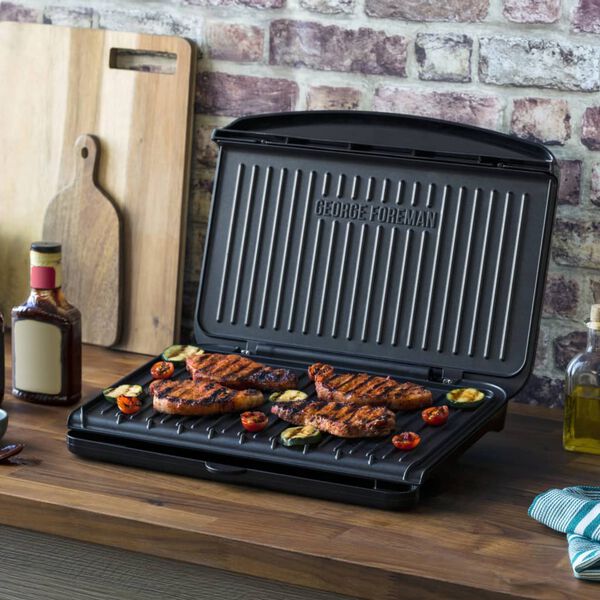 GEORGE FOREMAN Fit Grill L zwart