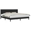 vidaXL Bedframe met hoofdeinde Zwart 200 x 200 cm Fluweel