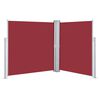 vidaXL Windscherm uittrekbaar 160x600 cm rood